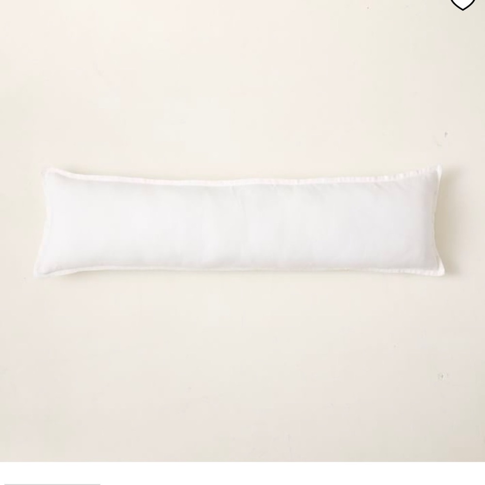 West Elm Oversized Lumar Pillow Cover in White - NWT